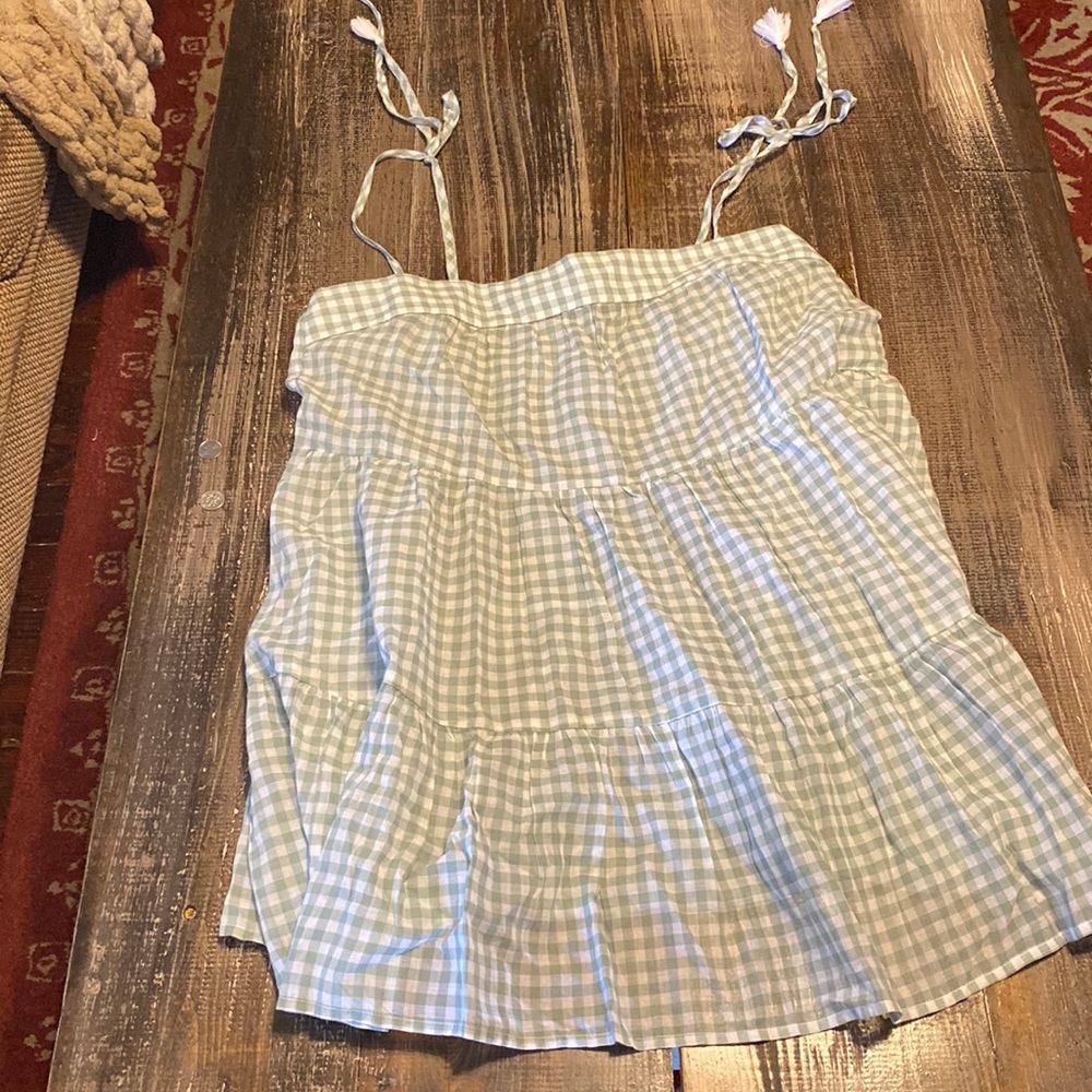 Lt green colored size medium dress  midi - Abercrombie & fitch